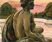 One of the Figures at the Parterre d'Eau - 詹姆斯·卡莱尔·贝克威思